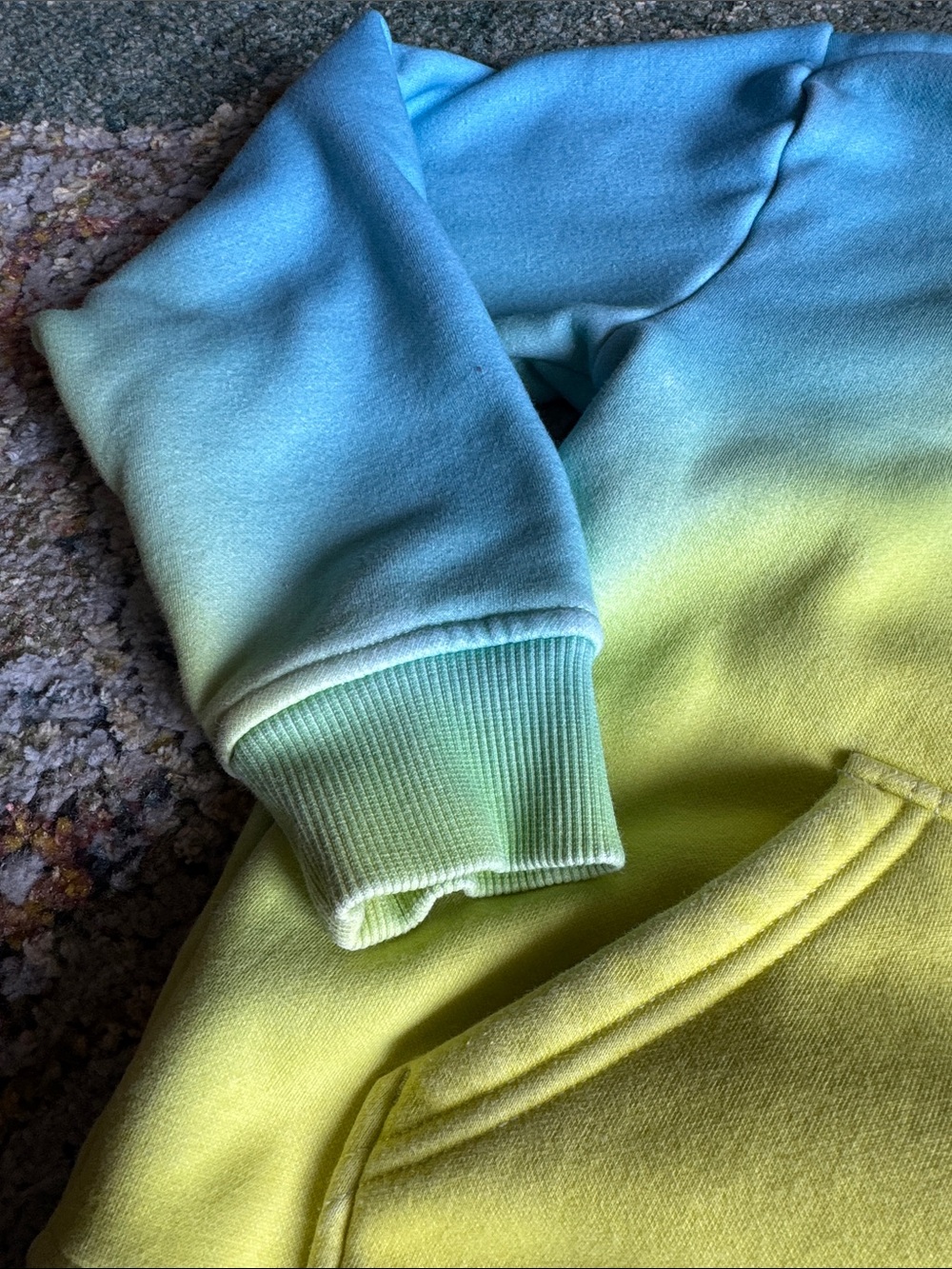 BASEBALL LIFESTYLE 101 COTTON CANDY BLUEBERRY LEMONADE HOODIE SWEATSHIRT IN YS. - Picture 2 of 5